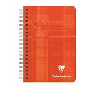 Clairefontaine 68592C - Cuaderno de espiral (9 x 14 cm, cuadrado, 90 g, 50 hojas, 10 unidades)