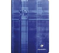 Clairefontaine 69142C - Cuaderno de tapa blanda con fondo de lona, 192 páginas, 21 x 29,7 cm, azulejos pequeños de 90 g, tapa de cartón laminada, color aleatorio