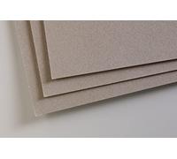 Clairefontaine 696019C Paquete de Papel Pastelmat - 5 Hojas Cartulina Especial para Pasteles Secos - A3 29,7x42 cm 360g - Gris Oscuro