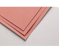 Clairefontaine 696090C Paquete Papel Pastelmat - 5 Hojas Cartulina Especial para Pasteles Secos - A3 29,7x42 cm 360g - Sanguina