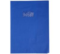 Clairefontaine 72402C - Funda protectora para libro de ejercicios (PVC, tamaño A4+ (240 x 320 mm), tamaño A4+ (240 x 320 mm), color azul Victoria