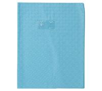 Clairefontaine 72422C - Funda protectora para libro de ejercicios (PVC, tamaño A4+ (240 x 320 mm), tamaño A4+ (240 x 320 mm), color azul claro