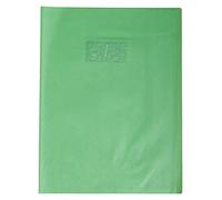 Clairefontaine 72511C - Funda protectora para libro de ejercicios (PVC, tamaño A4+ (240 x 320 mm), tamaño A4+ (240 x 320 mm), color verde transparente