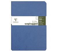 Clairefontaine 733084C - Age Bag DUO set de 2 cahiers piqués 21x29,7cm 96p uni bleu