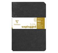 Clairefontaine 733171C - Age Bag DUO set de 2 cahiers piqués 14,8x21cm 96p ligné noir