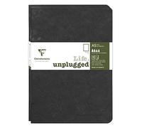 Clairefontaine 733181C - Age Bag DUO set de 2 cahiers piqués 14,8x21cm 96p uni noir