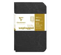 Clairefontaine 734171C - Age Bag DUO set de 2 cahiers piqués 9x14cm 96p ligné noir