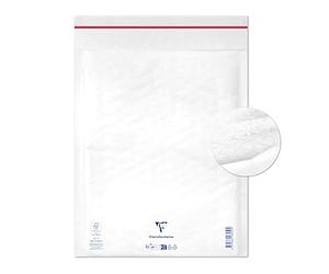 Clairefontaine 7350C - Paquete de 10 sobres acolchados de burbujas blancos de 240 x 330 mm - 90 g/m²