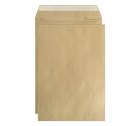 Clairefontaine 7750C - Caja de 250 sobres Kraft Adour marrón C4 - 229 x 324 mm - Autoadhesivos - 90 g/m²