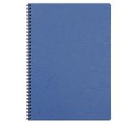 Clairefontaine 781454C - 1 Cuaderno en Espiral - A4 21 x 29,7 cm - 100 Páginas Rayadas con Margen Papel blanco 90 g - Colección Age Bag - Color - Azul