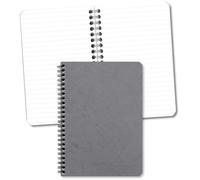 Clairefontaine 785365 C 14,8 x 21 cm A5 Edad bolsa wire-bound portátil - gris