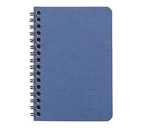 Clairefontaine 785924C Age Bag - Libreta de espiral (9,5 x 14 cm, con rayas, 50 hojas), color azul