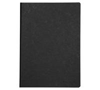 Age-Bag Funda para libreta Lomo de cartón Cosido Liso 96F Negro 210X297 mm