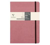 Clairefontaine 793436C - Age Bag My.Essential carnet cousu dos carré 14,8x21cm 192p DOT rose antique papier ivoire 90g
