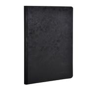 Libreta age-bag tapa cartulina lomo cosido liso 96 hojas color negro 148x210 mm