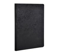 Libreta age-bag tapa cartulina lomo cosido cuadro 5 mm 96 hojas color negro 148x210 mm