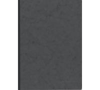 Clairefontaine 795465C Collection Age Bag Un cuaderno cosido con respaldo de tela gris - A5 14,8 x 21 cm - 192 páginas con líneas - Papel blanco 90 g - Cubierta para tarjeta con diseño de piel
