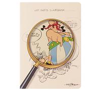 Clairefontaine 813025C - Un cuaderno cosido Asterix, 2 imágenes sobre fondo crema/2 imágenes sobre fondo negro - A5 14,8x21 cm 64 páginas rayadas Papel marfil 90 g 4 imágenes, entregado. aleatorio