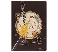 Clairefontaine ES 813026C - Un cuaderno cosido visual Escrito bajo la lupa de Asterix sobre fondo negro - A4 21x29,7 cm, 64 páginas rayadas 90g papel marfil, 2 visuales, envío aleatorio
