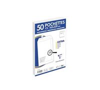 Clairefontaine 824250C - Paquete de 50 bolsas C5 blancas - 162 x 229 mm - Autoadhesivas - 120 g/m²