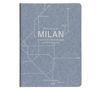Clairefontaine 83533C - A Thread Stitched Stitched Notebook Jeans Paper Metro Train Nueva York, París, Berlín, Londres, Milán - A5 14,8x21 cm 96 páginas rayadas, 90 g 5 patrones, entrega aleatoria