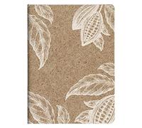 Clairefontaine 83547C - Cuaderno de contraseñas Papel de portada a base de cáscaras de cacao A5 14,8x21cm 32 Páginas impresas 90g papel marfil - Colección Jeans&cocoa - 3 visuales, entrega aleatoria