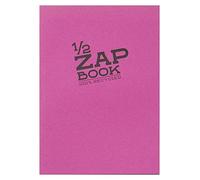 Clairefontaine 8366C Carnet Encollé 1/2 Zap Book - 80 Feuilles Papier Croquis 100% Recyclé - A5 14,8x21 cm 80g - Couleur de Couverture Aléatoire
