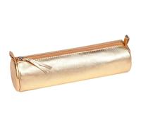 Clairefontaine 8713C Neceser Redondo de auténtica Piel de Cordero, 22 cm x 5,5 cm de diámetro
