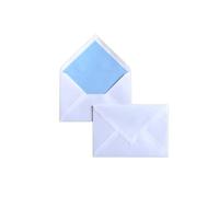 Clairefontaine 8916C - Paquete de 75 sobres blancos C6 - 114 x 162 mm - Engomados - 80 g/m²