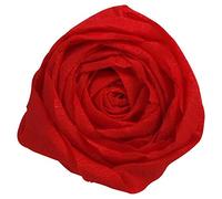 Clairefontaine 901006C - Un paquet de 10 feuilles de crépon standard 2x0,50m, crépâge 40 %, Rouge