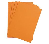 Clairefontaine 90773C - Paquete de papel de dibujo de grano Etival Color 25 hojas 29, 7 x 42 cm, 160 g, naranja