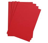 Clairefontaine 90775C - Paquete de papel de dibujo de grano Etival Color 25 hojas 29, 7 x 42 cm, 160 g, rojo brillante