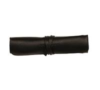 Clairefontaine 930026C - Estuche Flying Spirit redondo en rollo L. 26,7 cm de alto x 26,7 cm de alto. 20,5 cm de piel de cordero auténtica, color negro.