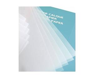 Clairefontaine 93950 C , Papel de calco (50 hojas, 50 x 65 cm, 90/95 g), transparente 90/95 g