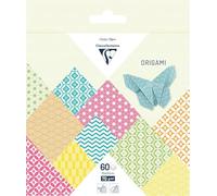 Clairefontaine 95635C - 60 hojas de papel origami 70g/m² Summer Collection, tamaño 15 x 15 cm, 30 diseños de colores surtidos (2 hojas por patrón), pasatiempos creativos para adultos y niños