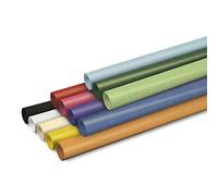 Clairefontaine 95799AMZC - Cartón de 12 rollos de papel de regalo, papel kraft vergado, 60 g, tamaño: 2 x 0,70 m, patrón: Kraft color, surtidos de colores, multicolor - embalaje de regalo