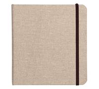 CLAIREFONTAINE 96100C - Cuaderno de viaje Goldline natural 20x20 cm