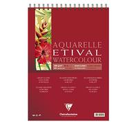 Clairefontaine 96382 C bloque Etival grano Classic encollé 4 lados 10 hojas 42 x 56 cm 200 G