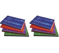 Clairefontaine 9740C - 1 Cuadernos cosidos (Lomo de tela) A5 MAXI interior liso, 192 páginas, Color aleatorio (Paquete de 2)
