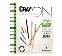 Clairefontaine 975030 C bloque cray' on de espiral microperforé A5 30 hojas 160 g