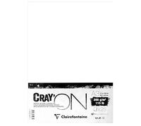 Clairefontaine 975068 C cray' on paquete de papel dibujo 25 hojas 200 g 29,7 x 42 cm