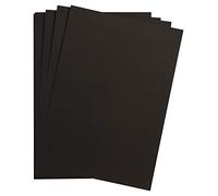 Clairefontaine 975250C Paquet Papier Maya - 25 Feuilles Papier Dessin Lisse Noir - A4 21x29,7 cm 185g - Idéal pour le Dessin et les Activités Créatives