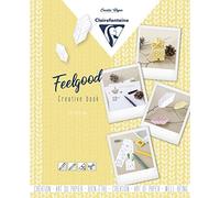 Clairefontaine 97532C - Un cuaderno creativo "4 en 1" con 4 actividades para relajarse: escritura, colorear, origami y decoupage
