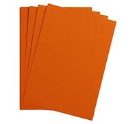 Clairefontaine 975355C Paquete Papel Maya - 25 Hojas Papel de Dibujo Liso Naranja - A3 29,7x42 cm 185g - Ideal para el Dibujo y las Actividades Creativas