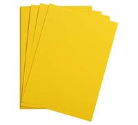 Clairefontaine 975553C Paquete Papel Maya - 25 Hojas Papel de Dibujo Liso Amarillo Sol - A2 42x59,4 cm 185g - Ideal para el Dibujo y las Actividades Creativas
