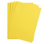 Clairefontaine 975554C Paquete Papel Maya - 25 Hojas Papel de Dibujo Liso Amarillo Limón - A2 42x59,4 cm 185g - Ideal para el Dibujo y las Actividades Creativas