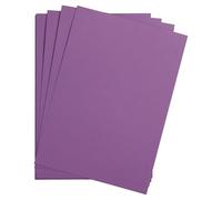 Clairefontaine 975559C Paquete Papel Maya - 25 Hojas Papel de Dibujo Liso Violeta - A2 42x59,4 cm 185g - Ideal para el Dibujo y las Actividades Creativas