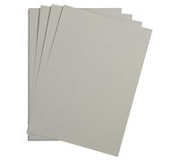 Clairefontaine 975572C Paquete Papel Maya - 25 Hojas Papel de Dibujo Liso Gris Claro - A2 42x59,4 cm 185g - Ideal para el Dibujo y las Actividades Creativas