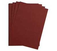 Clairefontaine 975576C Paquet Papier Maya - 25 Feuilles Papier Dessin Lisse Bordeaux - A2 42x59,4 cm 185g - Idéal pour le Dessin et les Activités Créatives