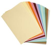 Clairefontaine 975599C Paquete Papel Maya - 28 Hojas Papel de Dibujo Liso Surtido Pastel - A2 42x59,4 cm 185g - Ideal para el Dibujo y las Actividades Creativas